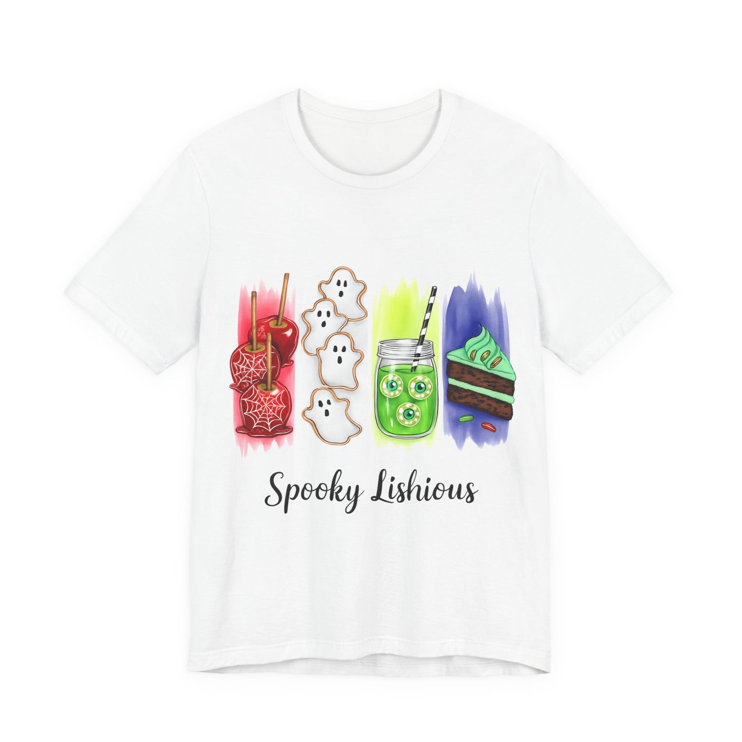 Spooky Lishious Unisex Tee, Halloween Shirt, Funny Tee, Seasonal Apparel, Party Wear, Gift Idea