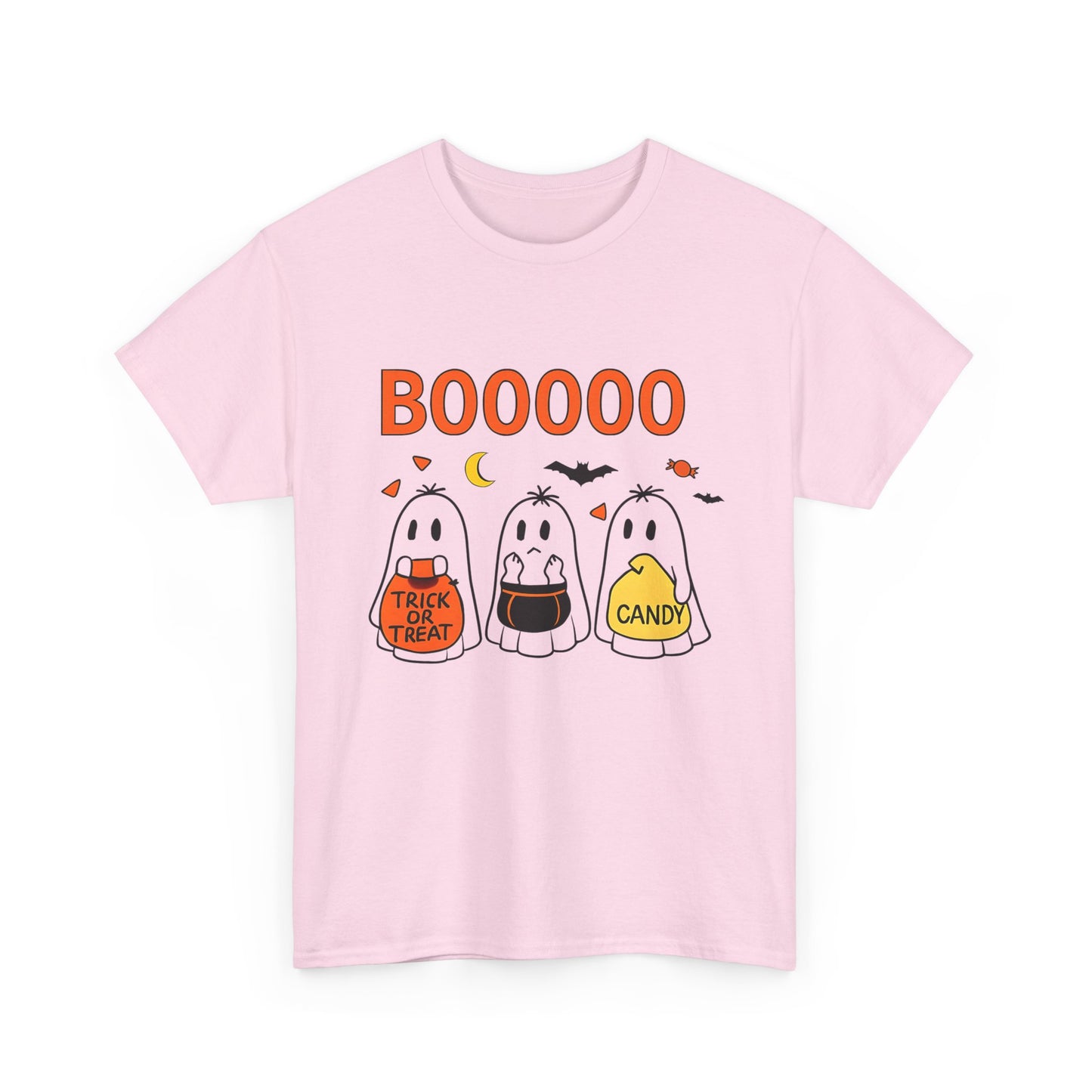 Halloween Ghost Tee, Boo T-Shirt, Trick or Treat Apparel, Unisex Halloween Shirt, Spooky Season Outfit, Fun Fall Fashion