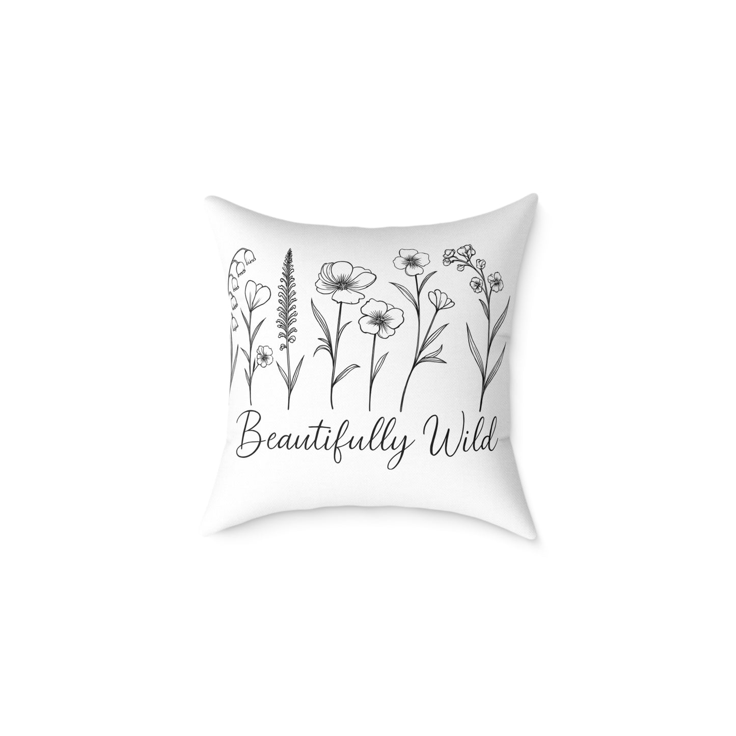 Beautifully Wild Floral Pillow