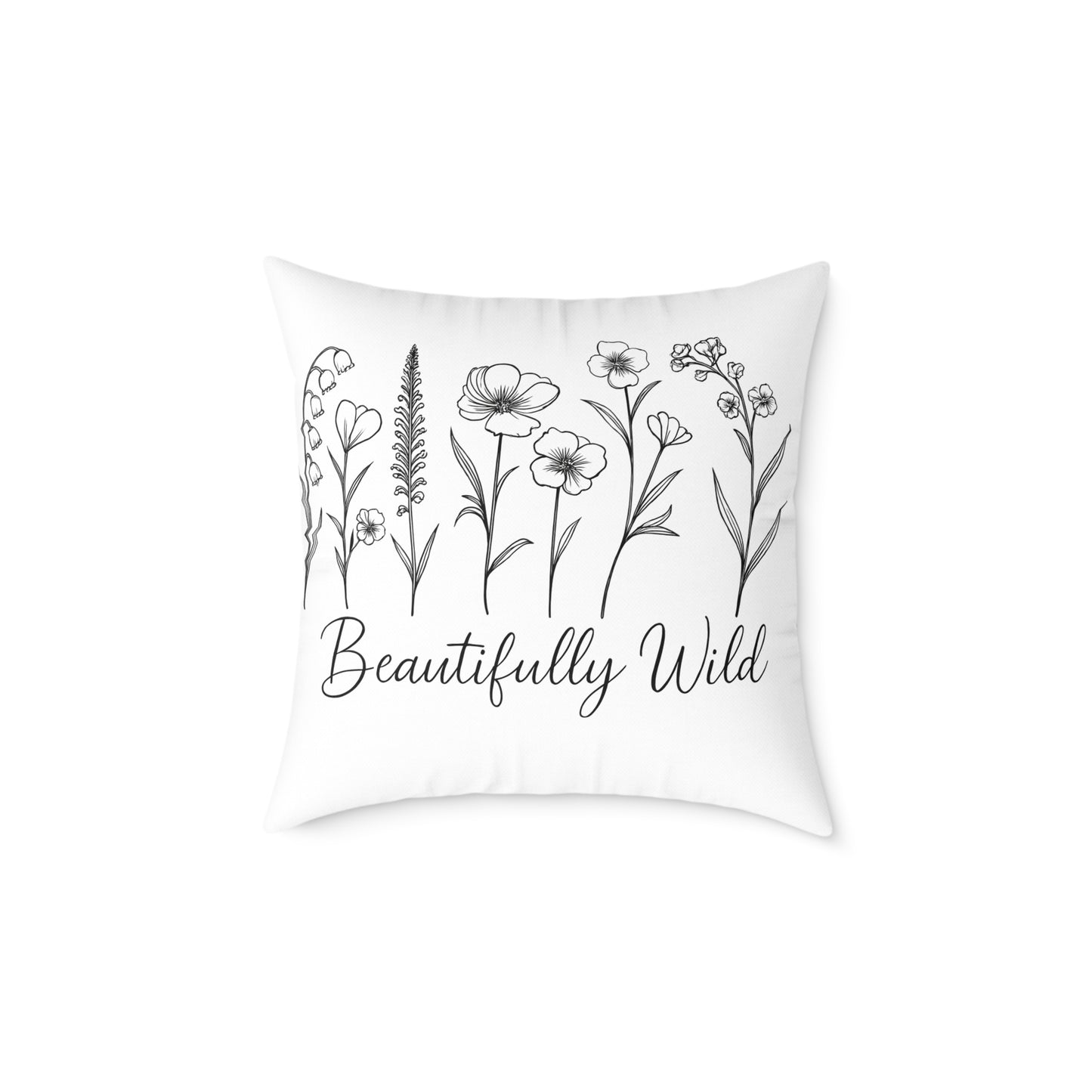 Beautifully Wild Floral Pillow