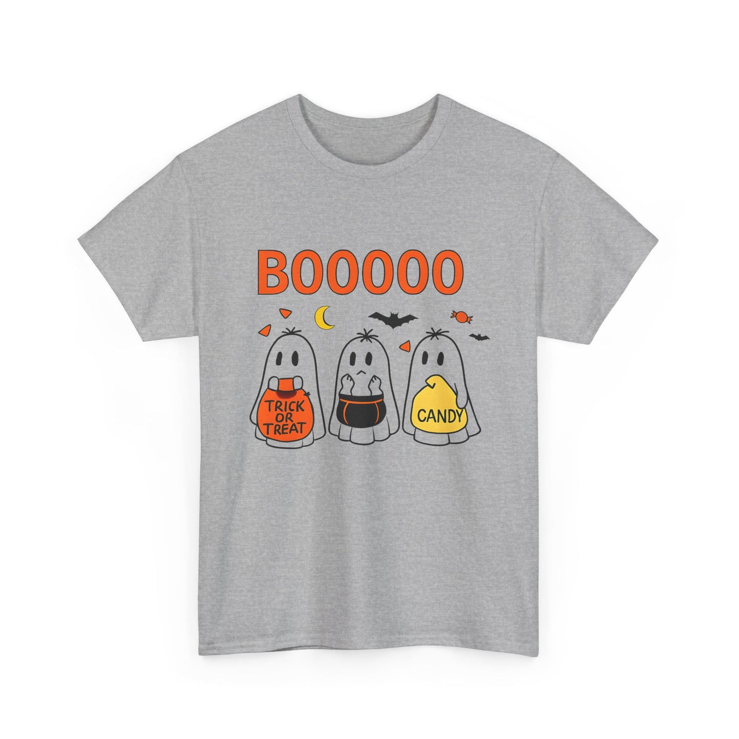 Halloween Ghost Tee, Boo T-Shirt, Trick or Treat Apparel, Unisex Halloween Shirt, Spooky Season Outfit, Fun Fall Fashion