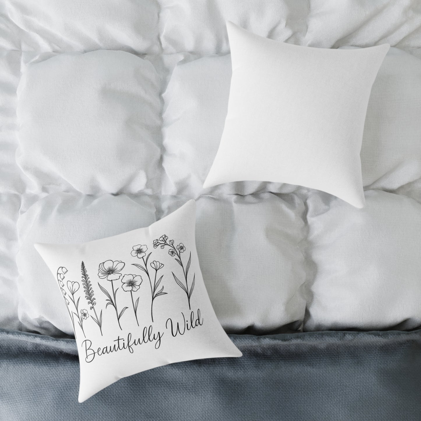Beautifully Wild Floral Pillow