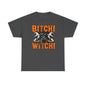 Bitchi Witchi Halloween Shirt, Funny Tee for Witch Lovers, Spooky Gift, Casual Everyday Wear