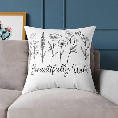 Beautifully Wild Floral Pillow