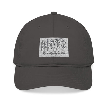 Beautifully Wild Organic Embroidered Baseball Cap - Stylish, Eco-Friendly Hat for Everyday Wear, Gifts, Outdoor Activities, Casual Sports