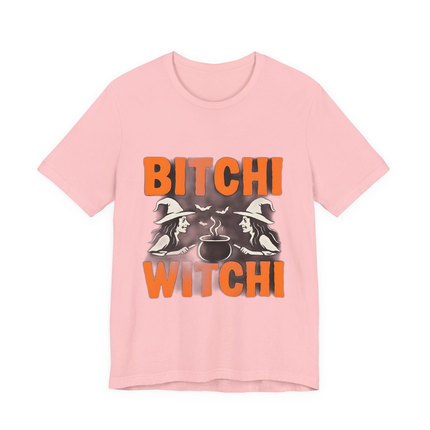 Halloween Witchy Tee, Bitchi Witchi Shirt, Unisex Graphic T-Shirt, Funny Halloween Apparel, Spooky Season Outfit, Gift for Witch Lovers