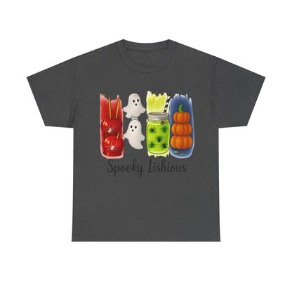 Spooky Lishious Unisex Heavy Cotton Tee - Halloween Shirt, Ghost Tee, Fall Fashion, Cute Tees, Unisex Summer Wear