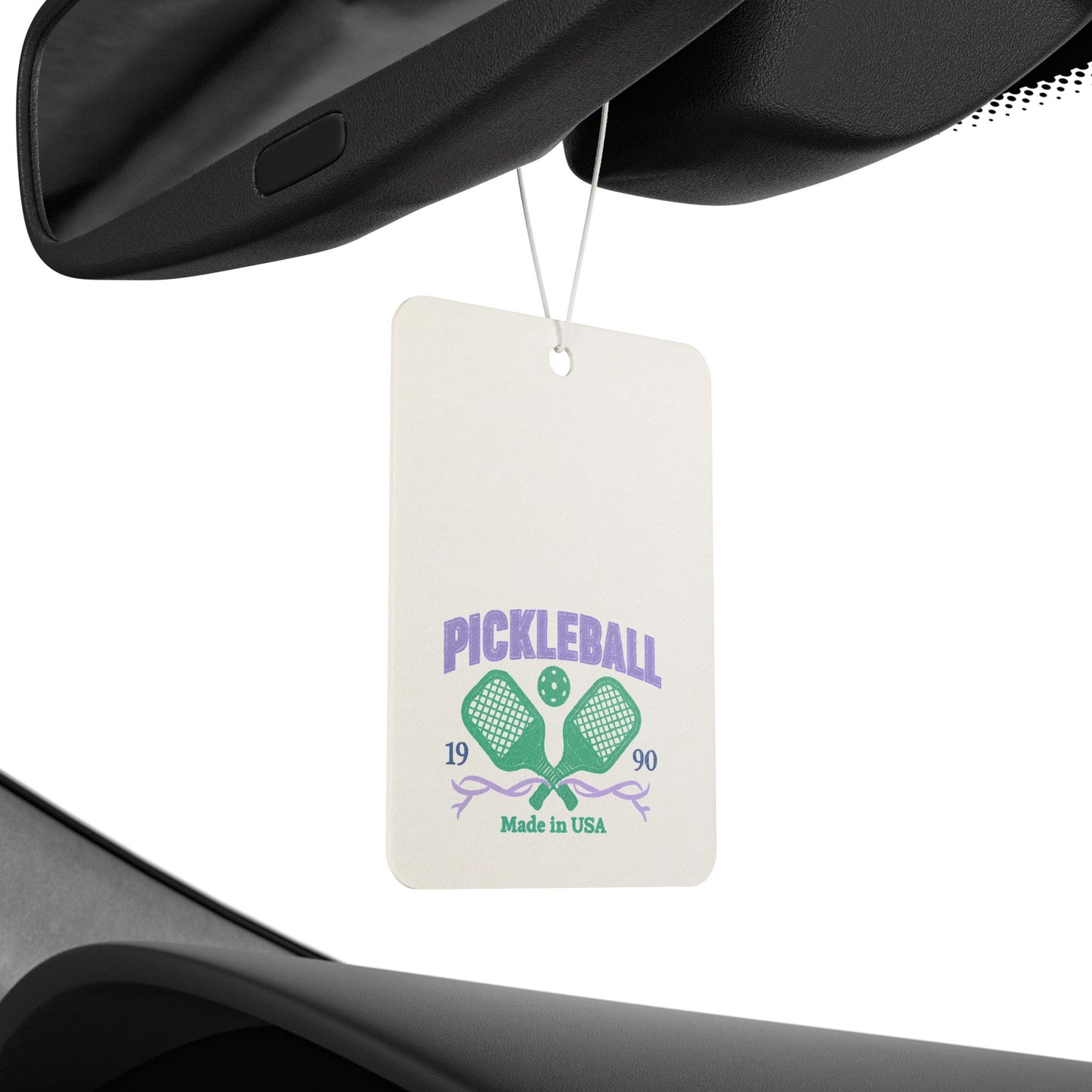 Pickleball Car Air Freshener, Fun Sports Gift, Home Aroma Diffuser, Unique Car Decoration, Sports Lover Accessory
