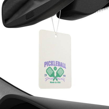 Pickleball Car Air Freshener, Fun Sports Gift, Home Aroma Diffuser, Unique Car Decoration, Sports Lover Accessory