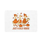 Just a Silly Goose Pet Food Mat with Whimsical Geese Design - Funny Dog Bowl Mat, Thanksgiving Decor, Water Resistant Pet Mat, Fall Kitchen [...]