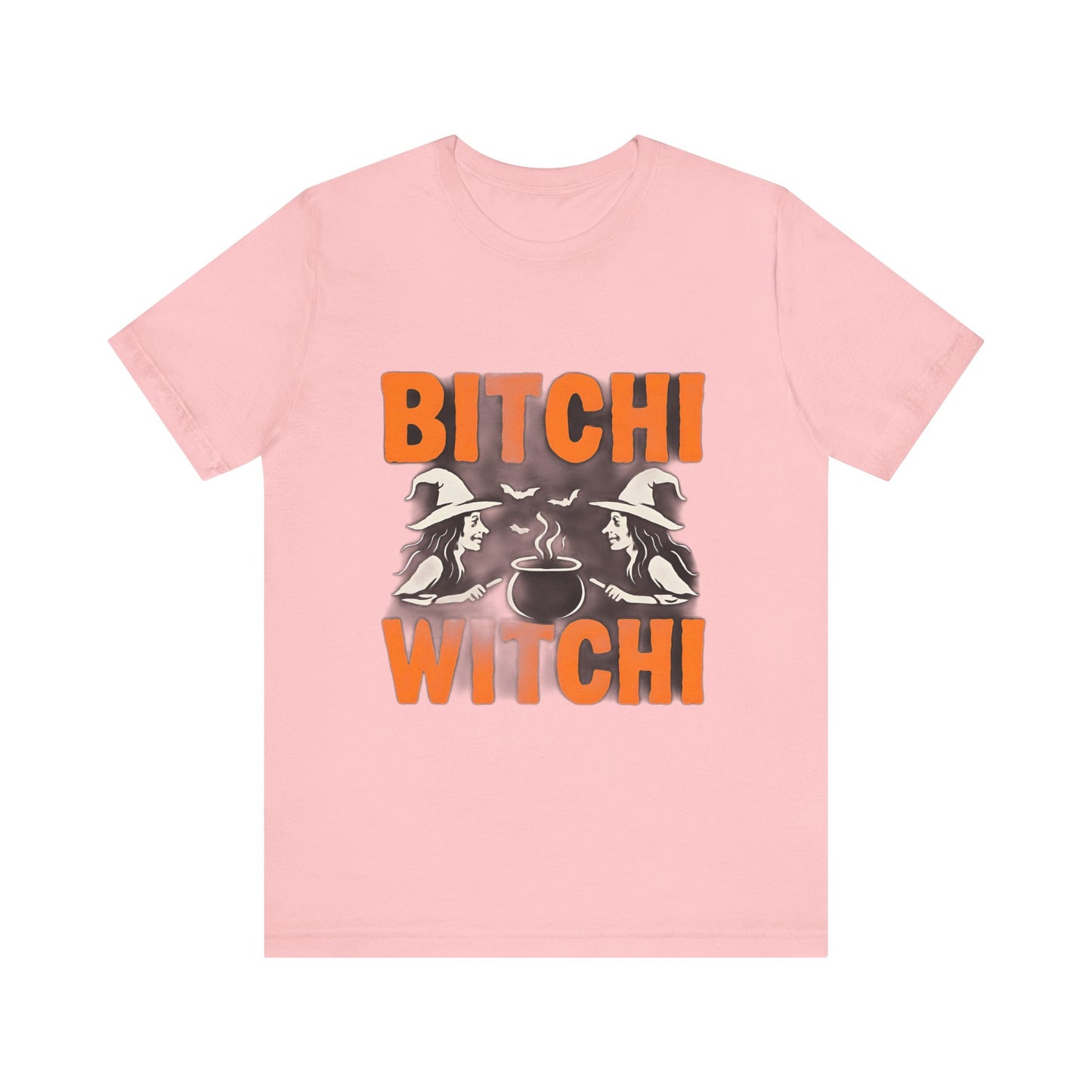 Halloween Witchy Tee, Bitchi Witchi Shirt, Unisex Graphic T-Shirt, Funny Halloween Apparel, Spooky Season Outfit, Gift for Witch Lovers