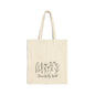 Beautifully Wild Floral Cotton Canvas Tote Bag | Eco-Friendly Shopping Bag, Beach Tote, Gift Bag, Reusable Grocery Bag, Floral Art