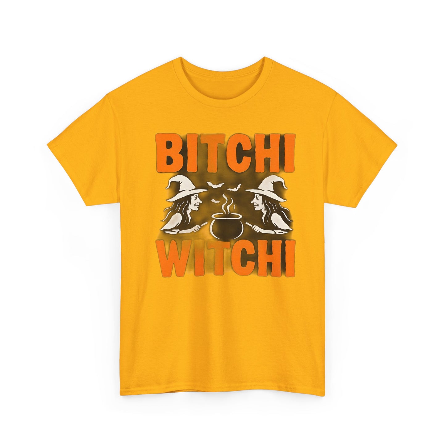 Bitchi Witchi Halloween Shirt, Funny Tee for Witch Lovers, Spooky Gift, Casual Everyday Wear