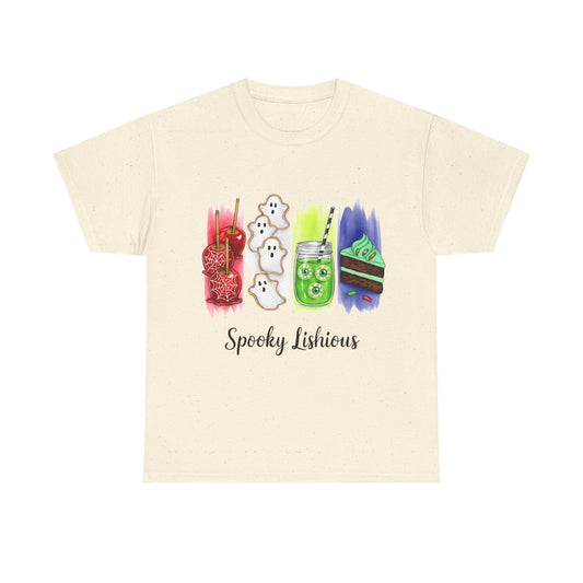 Spooky Lishious Unisex Heavy Cotton Tee | Halloween Fun Shirt, Festive Graphic Tee, Fall Apparel, Ghosts & Treats Design, Gift for [...]