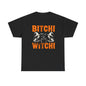 Bitchi Witchi Halloween Shirt, Funny Tee for Witch Lovers, Spooky Gift, Casual Everyday Wear