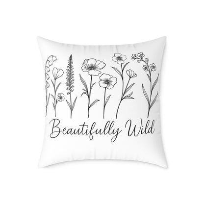 Beautifully Wild Floral Pillow
