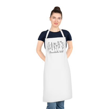 Beautifully Wild Floral Adult Apron,  Cooking Apron, Gift for Chefs, Home Cooks, BBQ Lovers, Gardener Apron, Mother's Day Gift