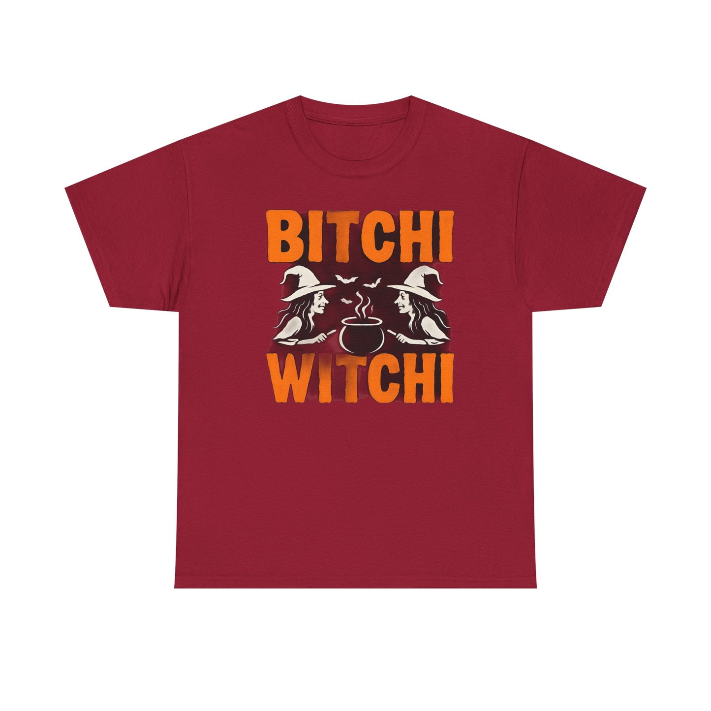 Bitchi Witchi Halloween Shirt, Funny Tee for Witch Lovers, Spooky Gift, Casual Everyday Wear