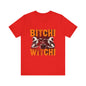 Halloween Witchy Tee, Bitchi Witchi Shirt, Unisex Graphic T-Shirt, Funny Halloween Apparel, Spooky Season Outfit, Gift for Witch Lovers