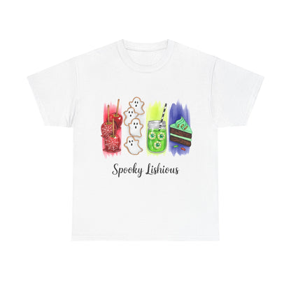 Spooky Lishious Unisex Heavy Cotton Tee | Halloween Fun Shirt, Festive Graphic Tee, Fall Apparel, Ghosts & Treats Design, Gift for [...]