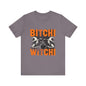 Halloween Witchy Tee, Bitchi Witchi Shirt, Unisex Graphic T-Shirt, Funny Halloween Apparel, Spooky Season Outfit, Gift for Witch Lovers