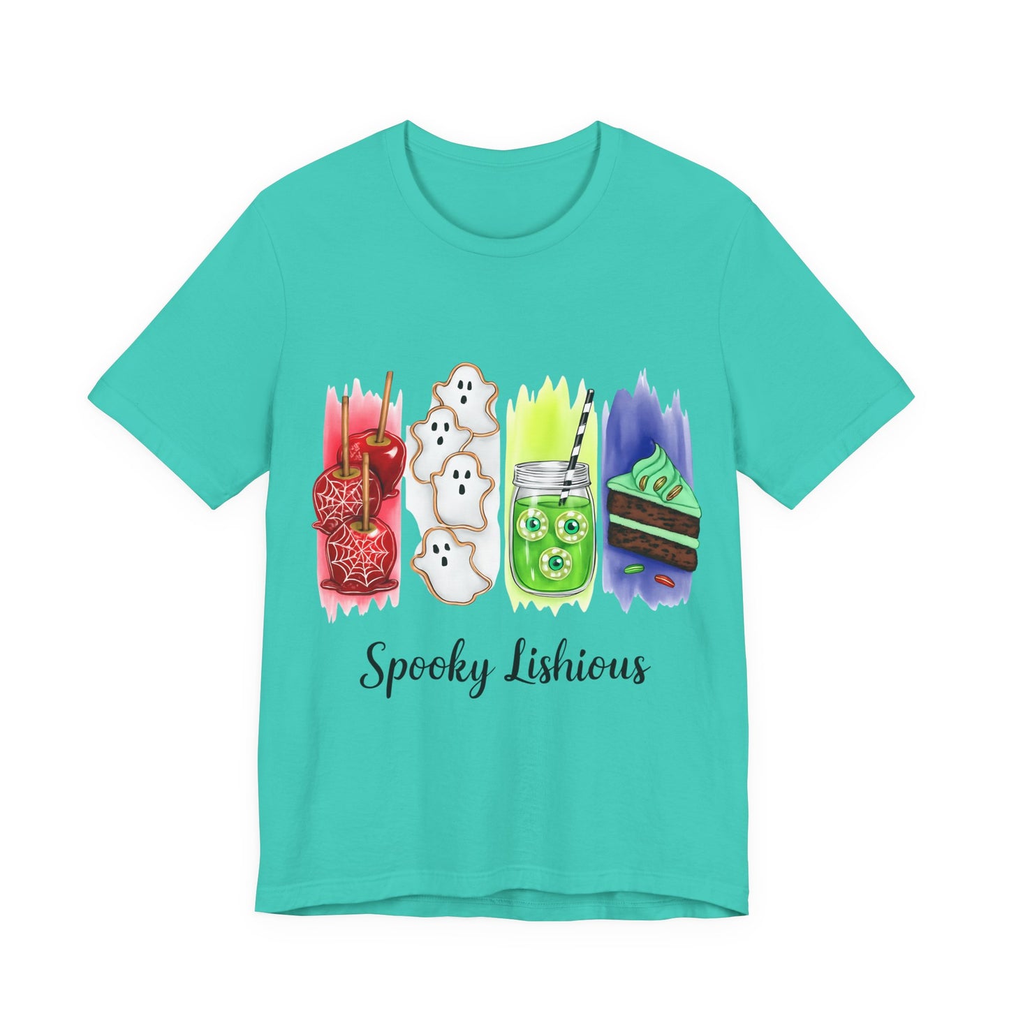 Spooky Lishious Unisex Tee, Halloween Shirt, Funny Tee, Seasonal Apparel, Party Wear, Gift Idea