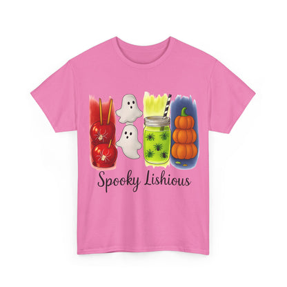 Spooky Lishious Unisex Heavy Cotton Tee - Halloween Shirt, Ghost Tee, Fall Fashion, Cute Tees, Unisex Summer Wear