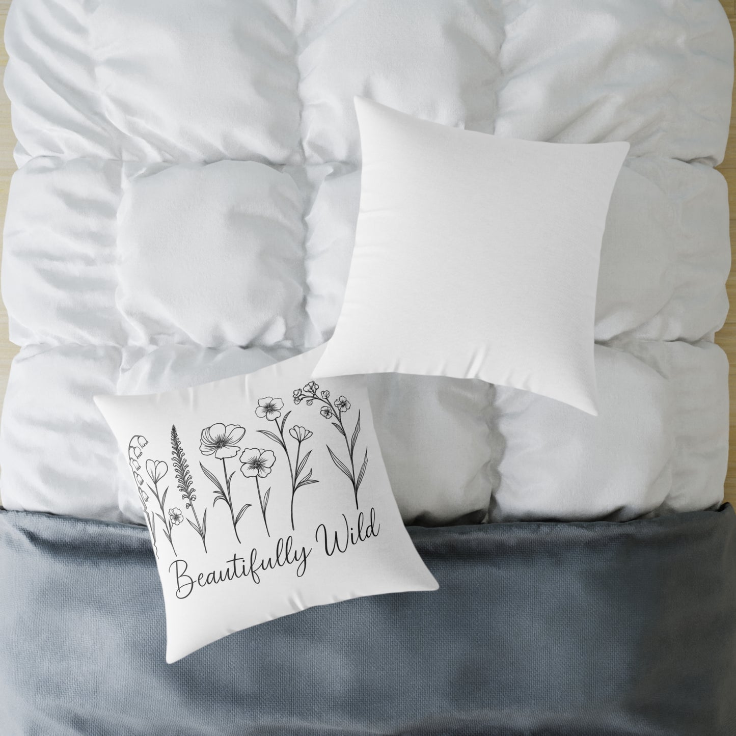 Beautifully Wild Floral Pillow