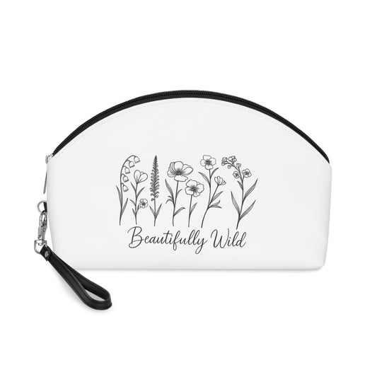 Beautifully Wild Floral Makeup Bag - Cosmetic Pouch, Gift for Her, Makeup Organization, Self-Care Essentials, Travel Accessory