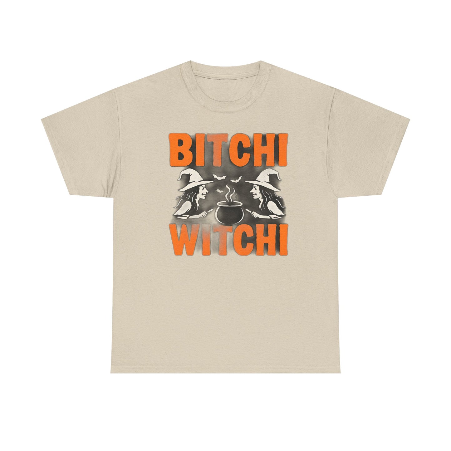 Bitchi Witchi Halloween Shirt, Funny Tee for Witch Lovers, Spooky Gift, Casual Everyday Wear