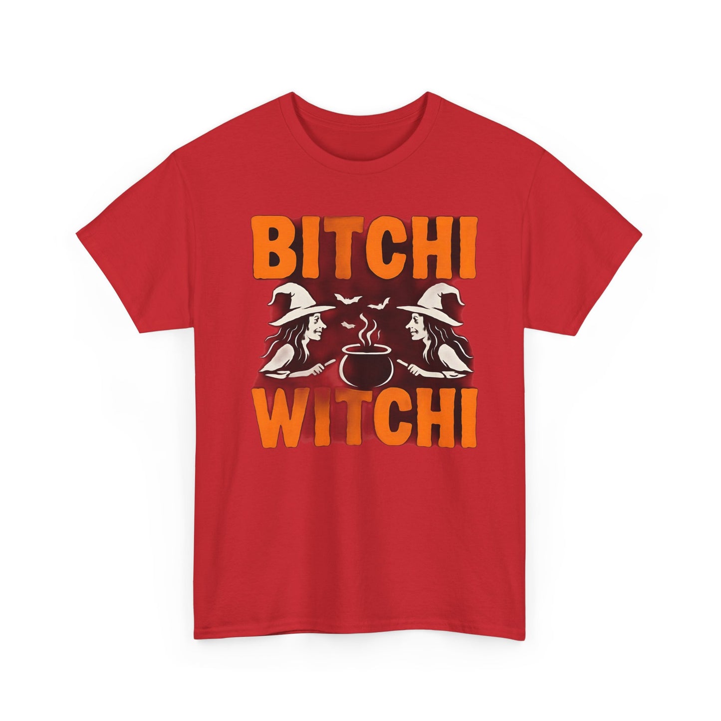 Bitchi Witchi Halloween Shirt, Funny Tee for Witch Lovers, Spooky Gift, Casual Everyday Wear