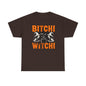 Bitchi Witchi Halloween Shirt, Funny Tee for Witch Lovers, Spooky Gift, Casual Everyday Wear