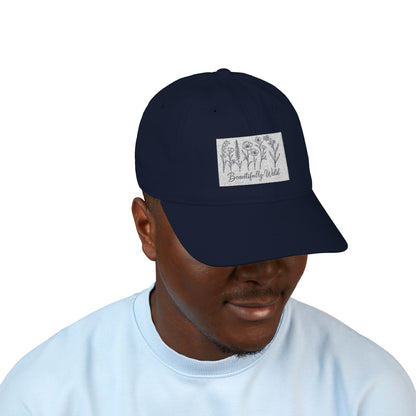 Beautifully Wild Organic Embroidered Baseball Cap - Stylish, Eco-Friendly Hat for Everyday Wear, Gifts, Outdoor Activities, Casual Sports