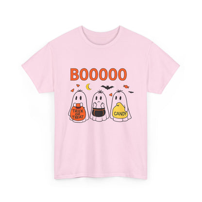 Halloween Ghost Tee, Boo T-Shirt, Trick or Treat Apparel, Unisex Halloween Shirt, Spooky Season Outfit, Fun Fall Fashion