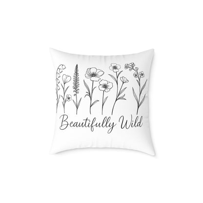 Beautifully Wild Floral Pillow